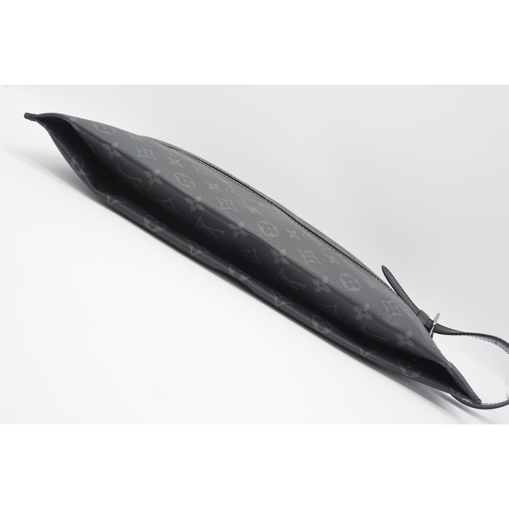 Louis Vuitton Monogram Eclipse Shoe Bag Black Gray - image 5